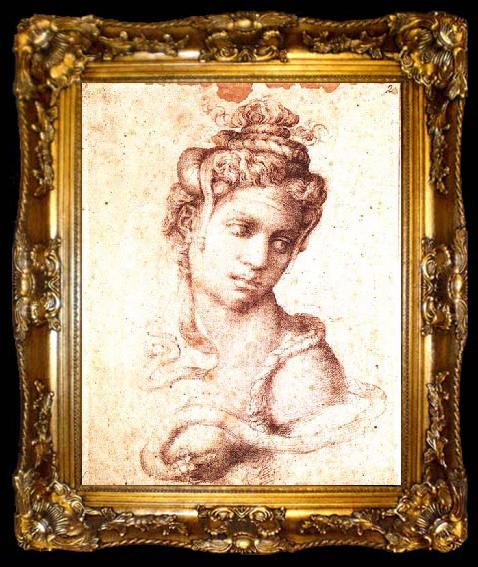 framed  Michelangelo Buonarroti Cleopatra, ta009-2